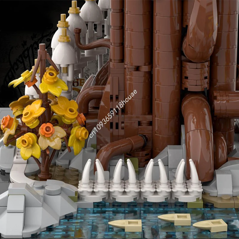 3211 ELEMENTÓW MOC Władcy Pierścieni Lothlórien Mini Model Modułowy Klocki Konstrukcyjne Kreatywna Zabawka dla Dzieci Prezent DIY