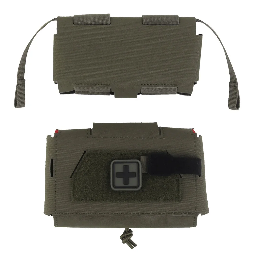 Tactical Airsoft Compact Trauma Pouch V3 Molle Medical Bag First Aid Kit MD2 IFAK Pouch For Hunting Plate Carrier Waist Belt