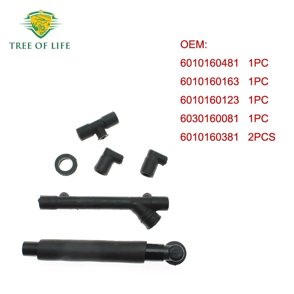 6010160381 New Breather Hose Connector Crankcase Ventilation For Mercedes Benz W124 S124 W201 W202 W460 W463 6030160081