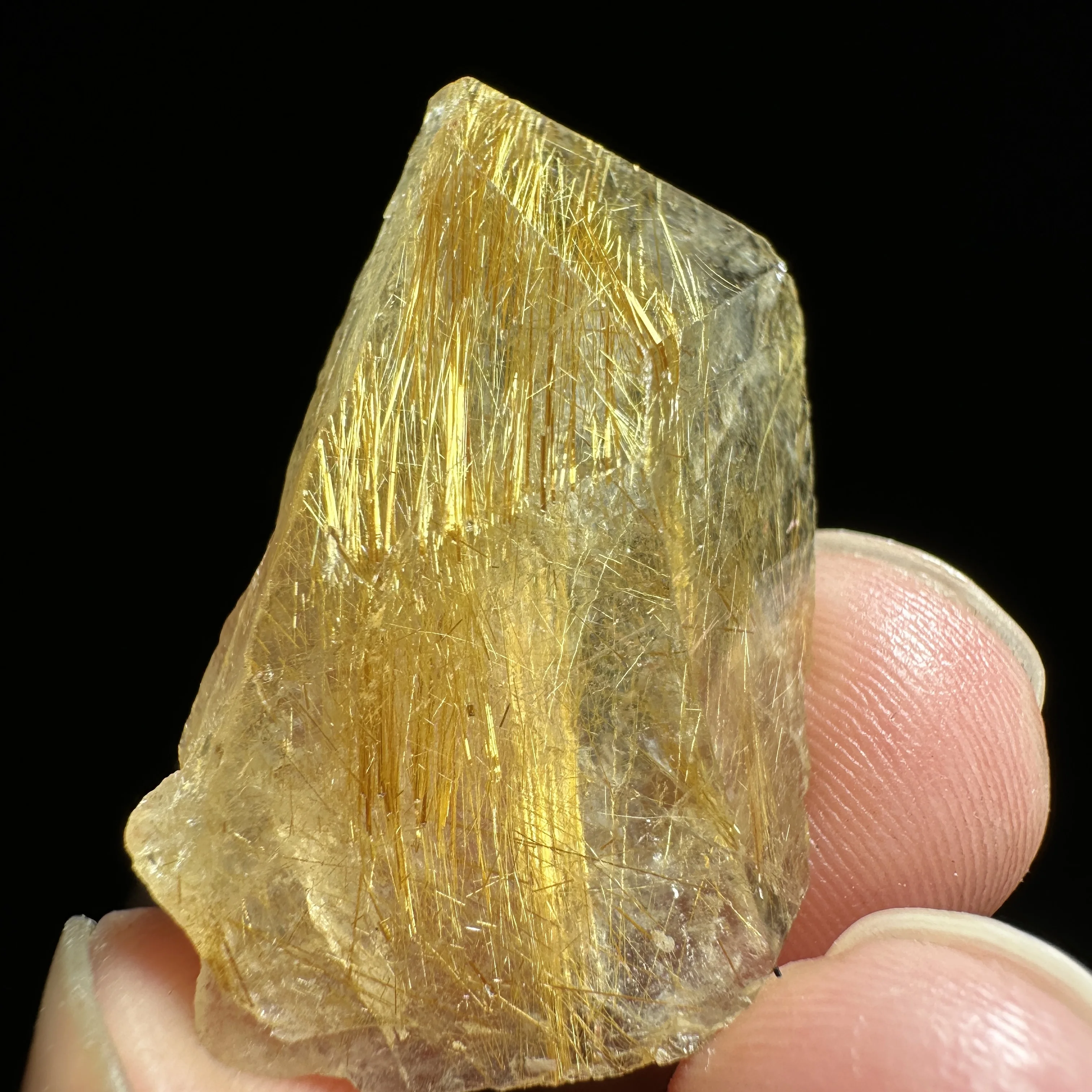 Natural Brazil Gold Rutilated Quartz Specimen, Specular Hematite Symbiosis Raw Crystal Mineral Specimen Reiki Healing Stone Home