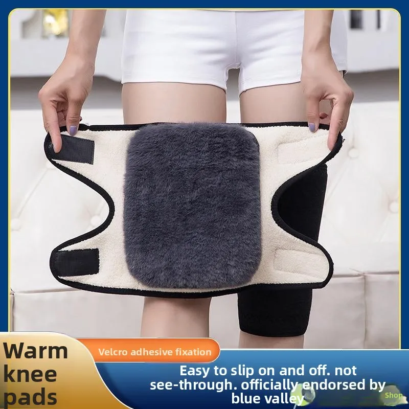 

Утепленные наколенники из флиса для защиты от холода, для мужчин и женщин, для езды на велосипеде, для домашнего использования, с поддержкой колена, из полиэфирного волокна