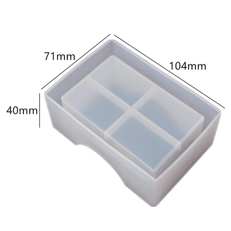 7 Pcs Silicone Coaster Molds For Resin Casting Epoxy Resin Coaster Molds Kit Including 2 Pcs Square 2 Pcs Round Coaster