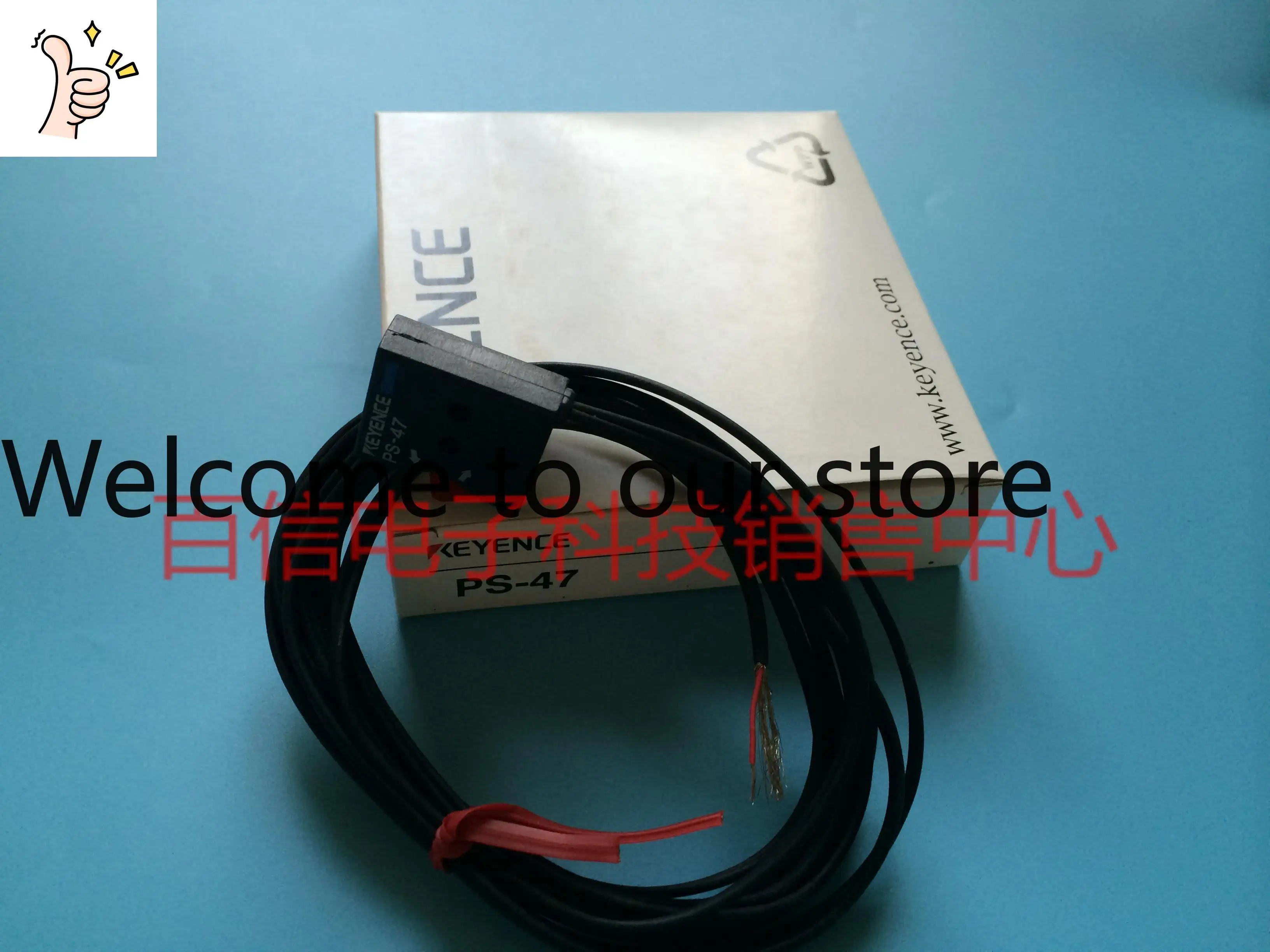 Sensor KEYENCE de Reflexión Difusa con Detección Fotoeléctrica, Modelo PS-47 PS-47C, de Bajo Precio, con Sensor de Impacto, Fabricado en Japón, 2026