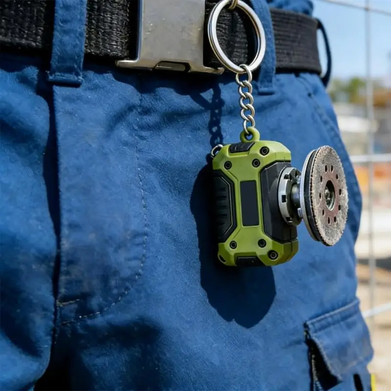 Porte-clés Mini broyeur léger 91AF avec pendentif en alliage Zinc pour utilitaire Portable