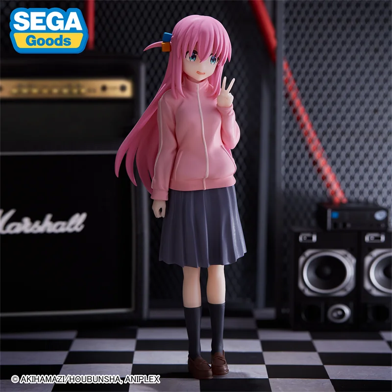 

Original Genuine SEGA Bocchi The Rock 16cm Hitori Gotoh Action Figure PVC Adult Collection Model Doll Toys Birthday Gifts