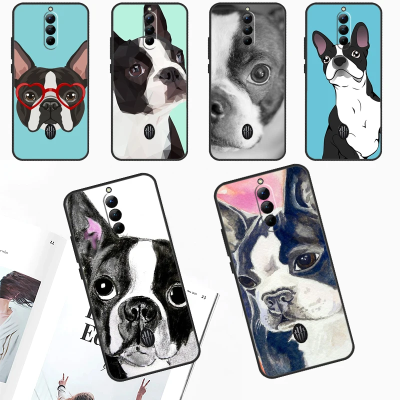 Boston Terrier Dog Case For ZTE Nubia Red Magic 9 Pro 8 8S Pro Plus Red Magic 6 7 6S 7S Pro 5G 5S 6R Cover