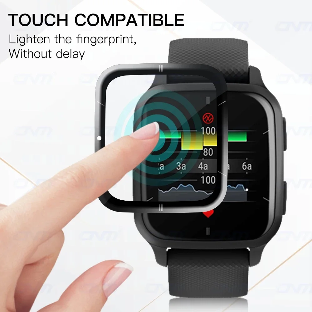 Soft TPU Film 3D PMMA Screen Protector for Garmin Venu SQ 2 Sq2 Music Curved Full Coverage Protective Film