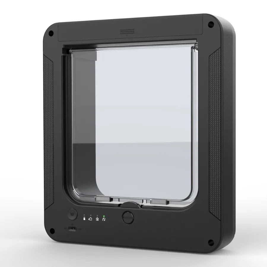 Auto Lock Smart Cat Flap Door Magnetic Induction Safety Pet Door for Cats Easy Installation
