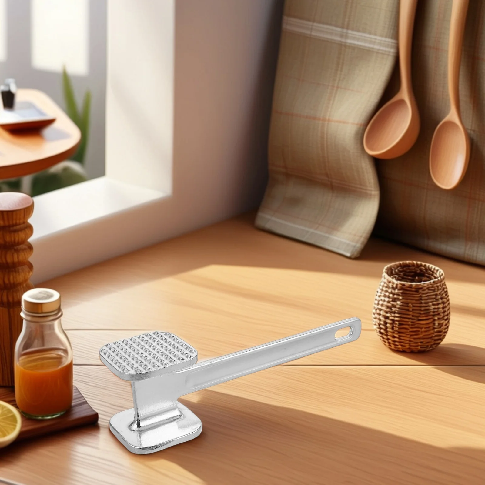 

Meat Tenderizer Sided Metal Tenderizer Kitchen Chicken Hammer Aluminum Cooking Utensils Steak Poultry Beef Pounder Tool