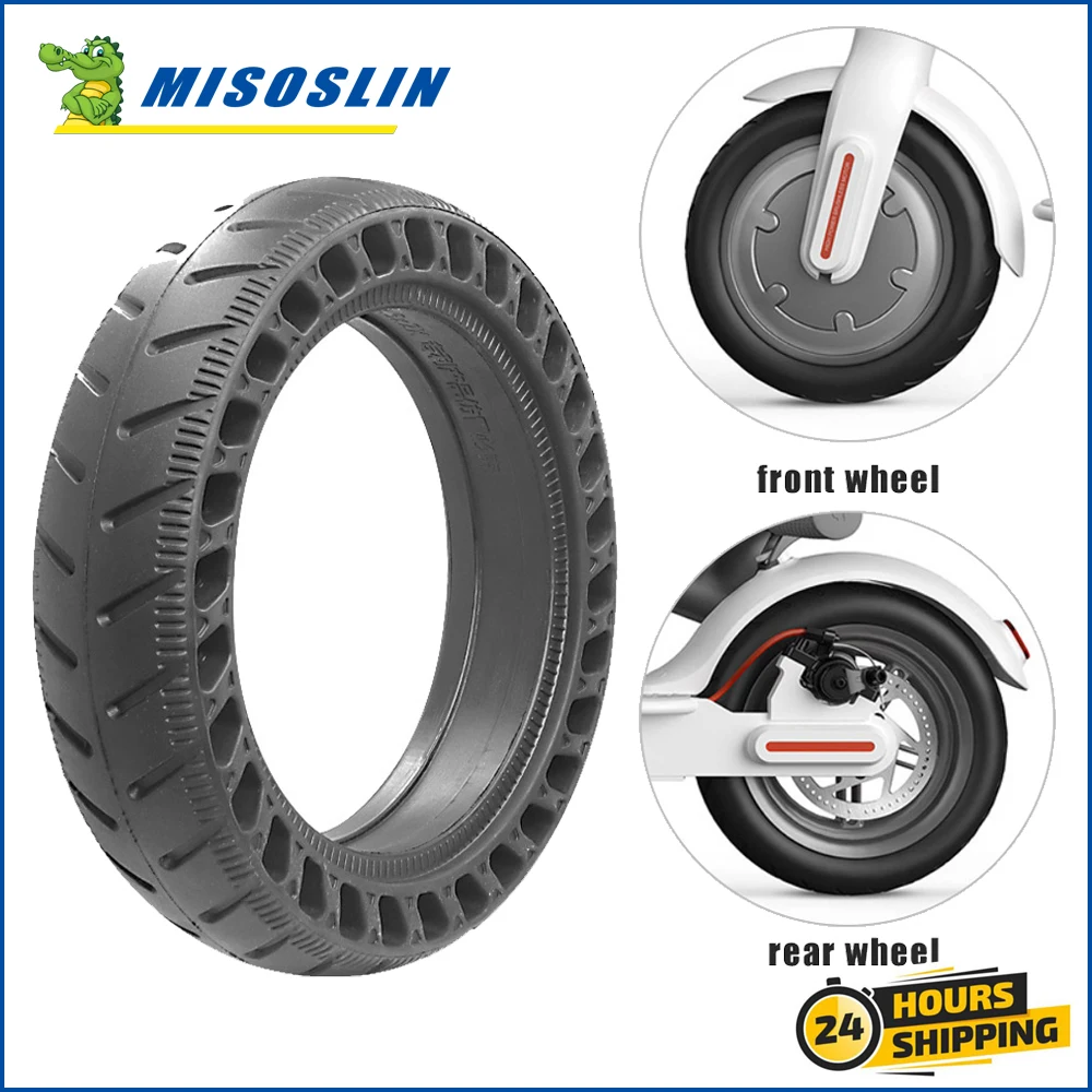 

8.5" Front Rear Solid Tire For Xiaomi M365 Pro Electric Scooter Anti-Shock Honeycomb Tyre Wear-Resistant Damping Rubber Wheels