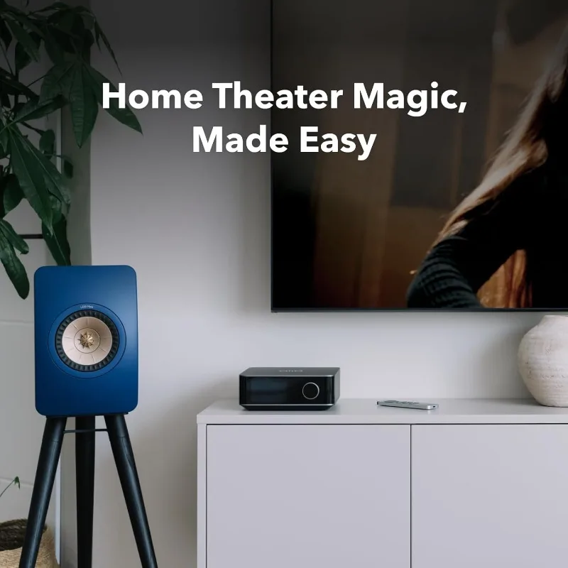 Ultra مع جهاز تحكم عن بعد صوتي 2، مضخم بث 100 وات مع قسط ESS ES9039Q2M DAC ومزدوج TI TPA3255 أمبير مدمج RoomFit #3