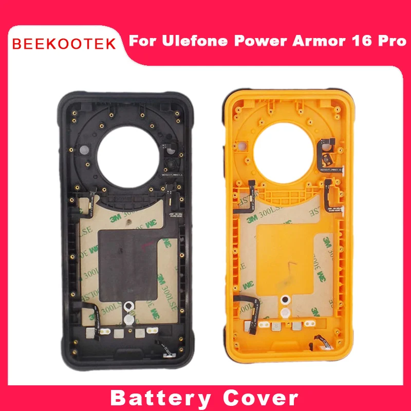 New Original Ulefone Power Armor 16 Pro Battery Cover Battery Housing With Fingerprint Side FPC For Ulefone Power Armor 16 Pro