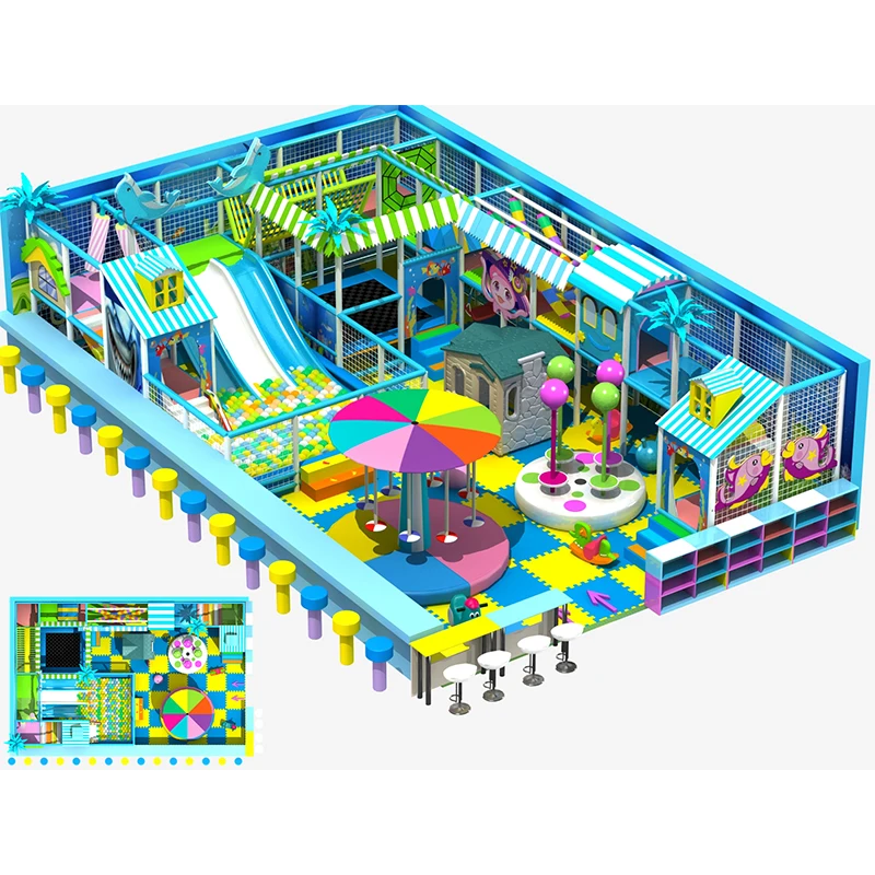 Amusement Equipment Multifunction Soft Play Area Commercial Playground Indoor for Children Gua Indoor Playhouse Pretend Play