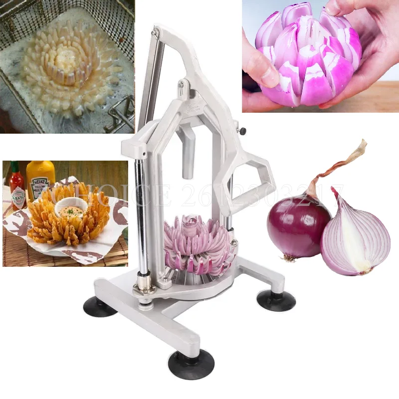 

Manual Onion Cutting Machine Commercial Onion Cutting Machine Circular Onion Cutting Machine Vegetable Pattern Making Machine