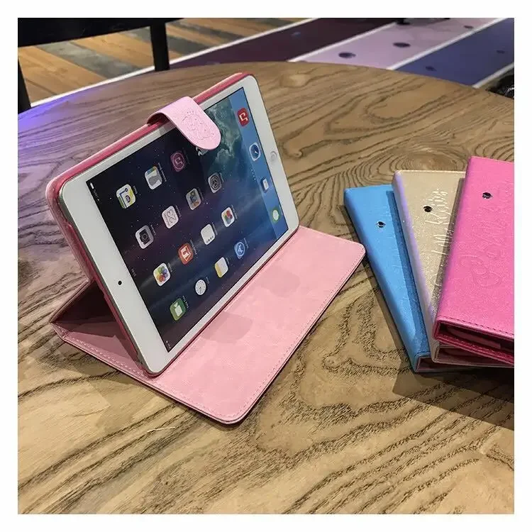 Sanrio Hello Kitty Case For iPad 10th 7/8/9th Gen 10.2 Cover For IPad Pro 11 Mini 4 5 6 Air 4 5 Diamond PU Leather Smart Cover