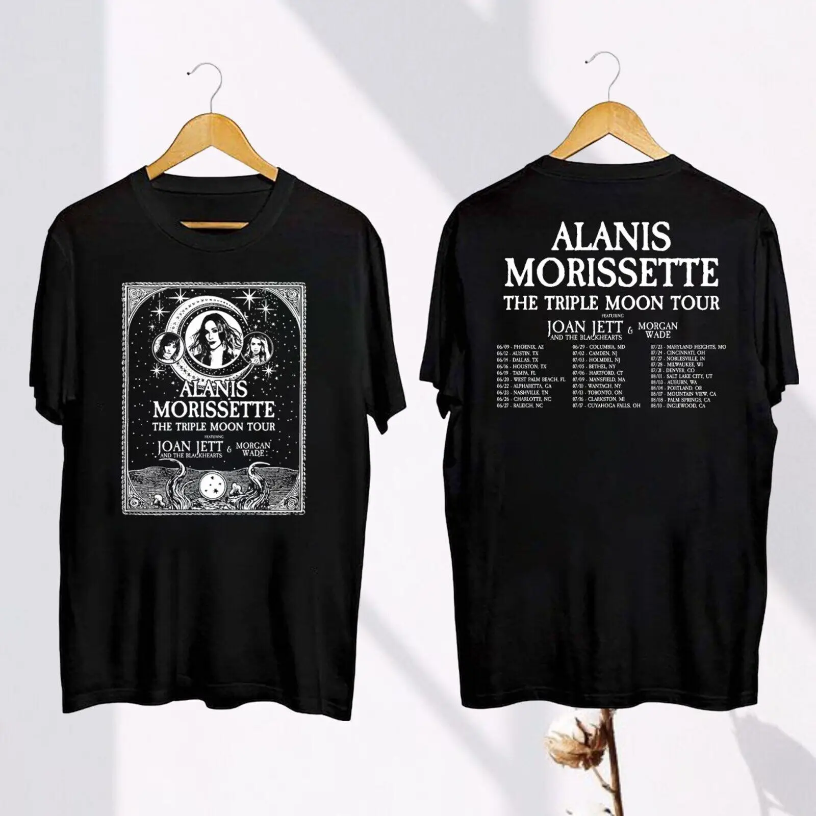 Alanis Morissette The Triple Moon Tour 2024 T-Shirt, Alanis Morissette Fan Gift,