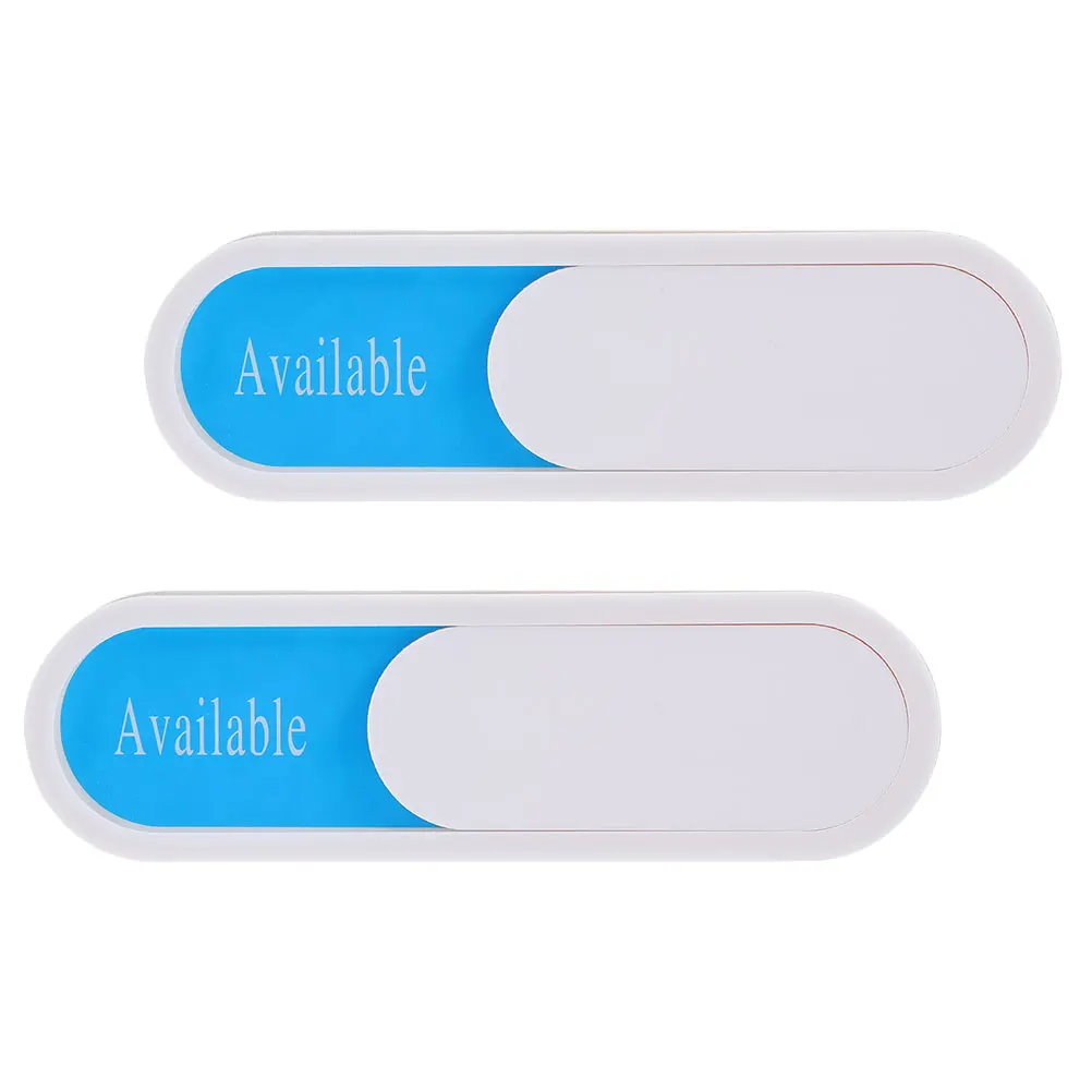 

Door Sign in Use Available Sign Glass Large Size Strong Adhesive Office Restroom Meeting Room Vacant Occupied