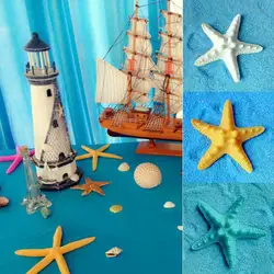5Pcs Aquarium Decoration Decor Simulation Starfish Ornament Beach Ocean Sea Star Home Wall Party Decor