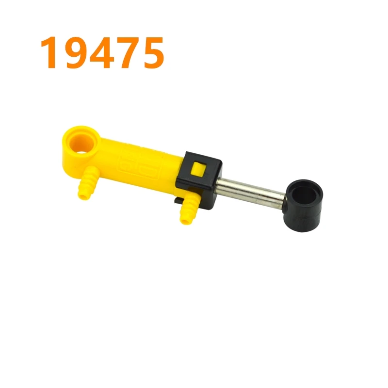 MOC Technische Teile Pneumatische Luftpumpensteine Klein (6L) V2 mit verstärktem Zylinder 19476 19482 19475 Kompatibel mit 8800 Blöcken