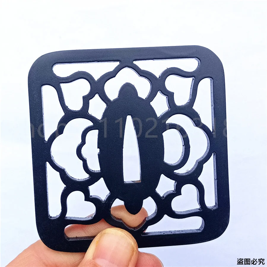 Japanese Katana Parts Steel Iron Material Tsuba Handguard Guard For Real Japan Samurai Sword Fittings New