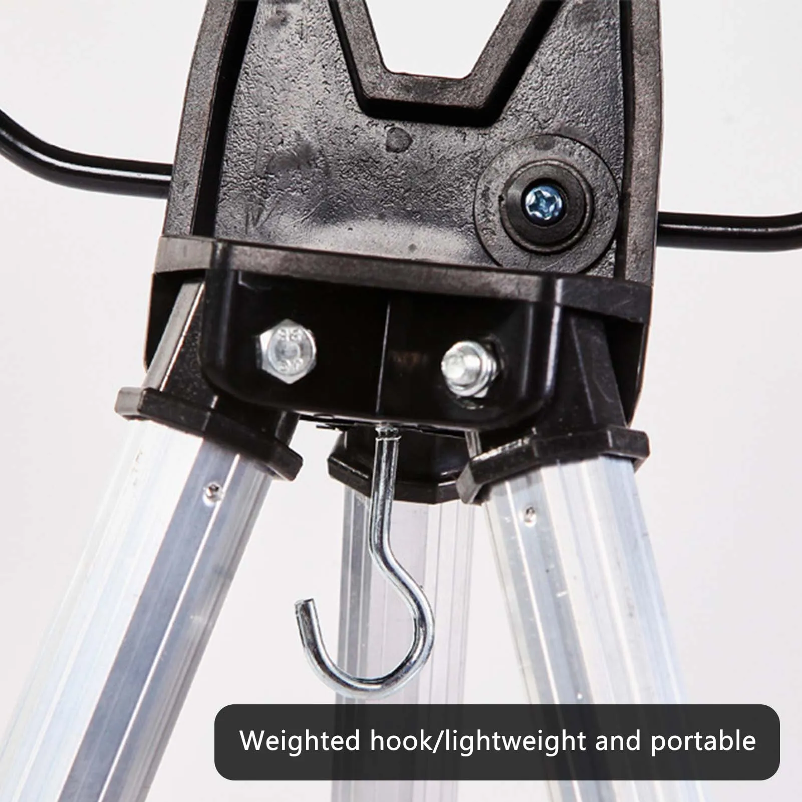 Aluminum Alloy Tripod Fishing Rod Holder Telescopic Ground Stand Bracket Portable Foldable Support For Sea Lake River Fishing view 6