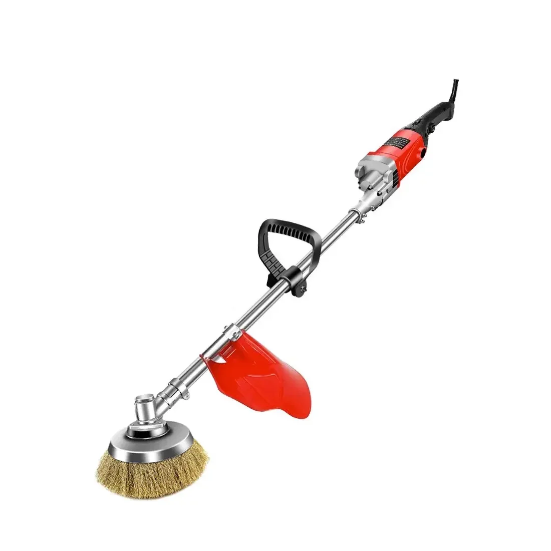 AC220V 2000W handheld extended electric steel wire polishing and grinding machine for metal rust removal,floor cleaning, 9-speed