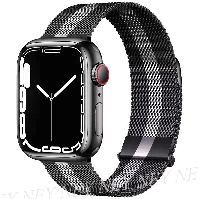 Milanese lus voor Apple Watch band 44 mm 40 mm 45 mm 38/41 mm band ultra 2 49 mm metalen banden iwatch serie 9 8 7 6 SE 5 4 10 42/46 mm