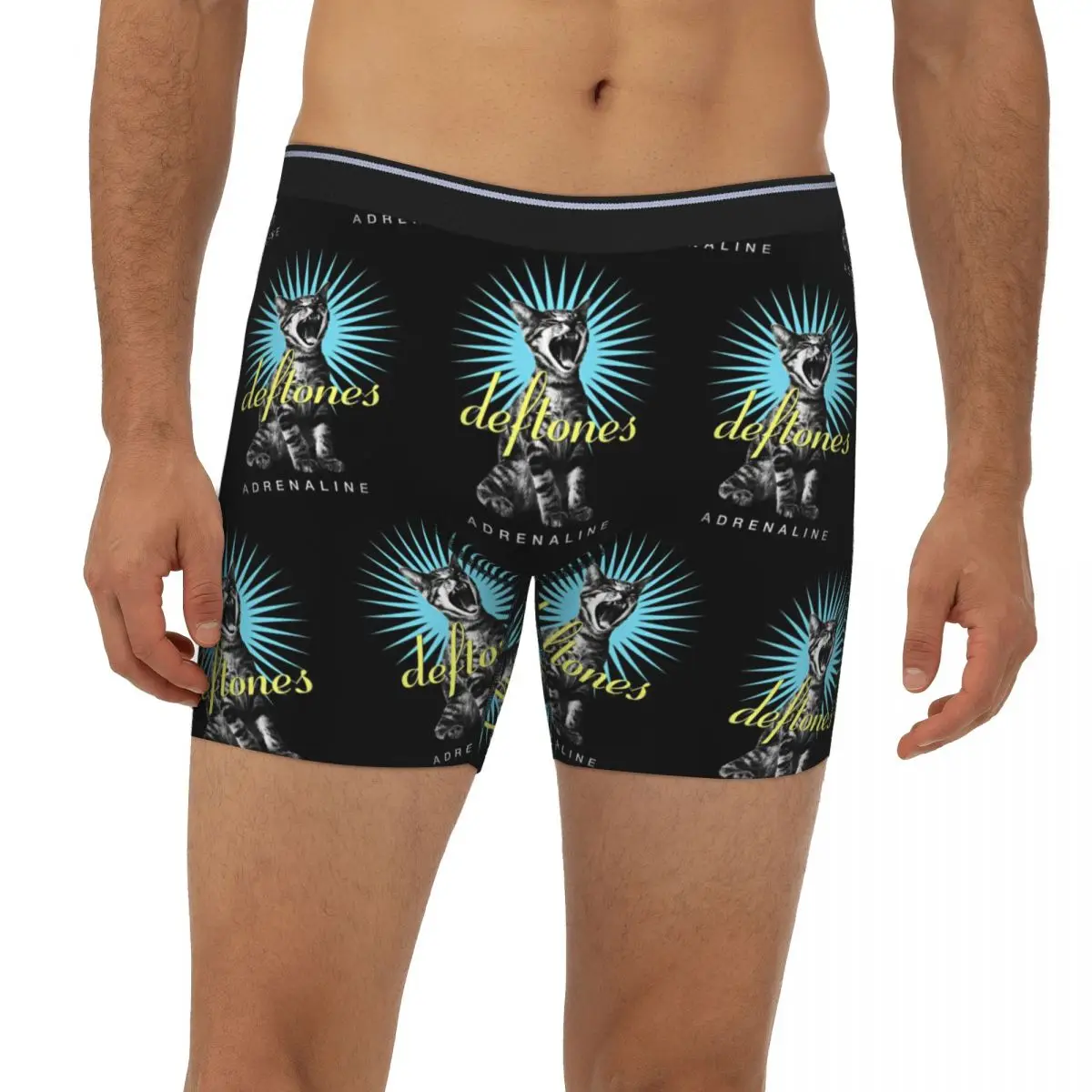 

Deftones металлический ремешок белый пони альбом длинные трусы-боксеры короткие мужские трусы нижнее белье для Homme мужские подарки бойфренду