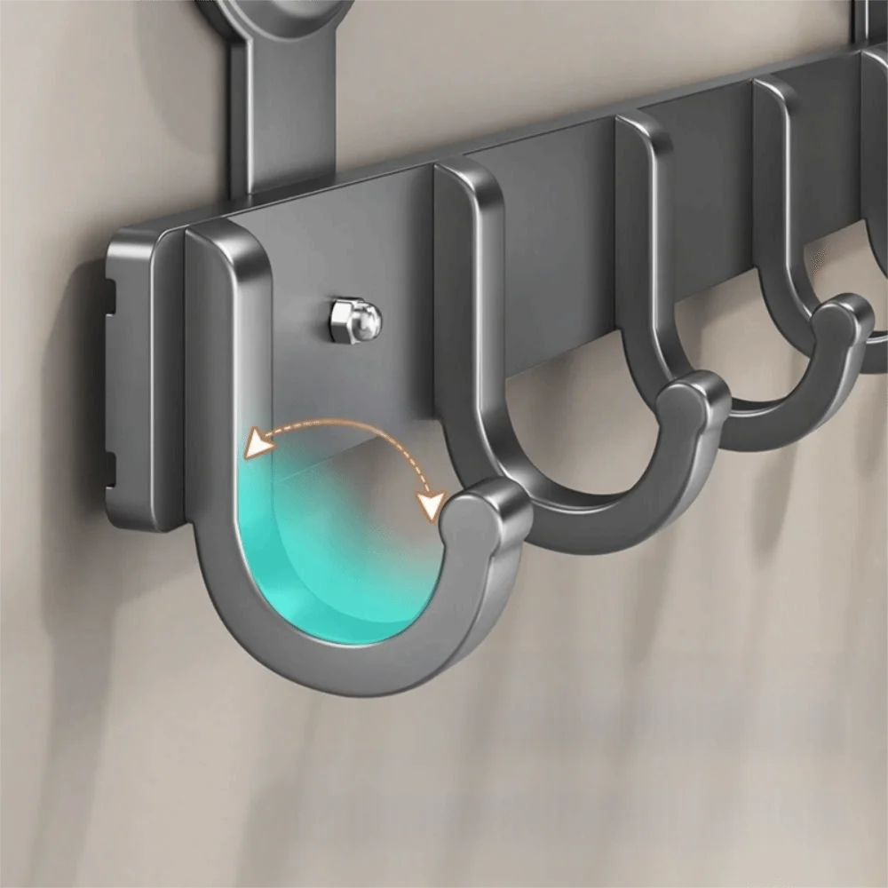 

Водонепроницаемый дверной крючок на присоске, настенный крючок 4/5/6/7/8, настенная вешалка для одежды, экономия места, многоразовый подвесной держатель для пальто