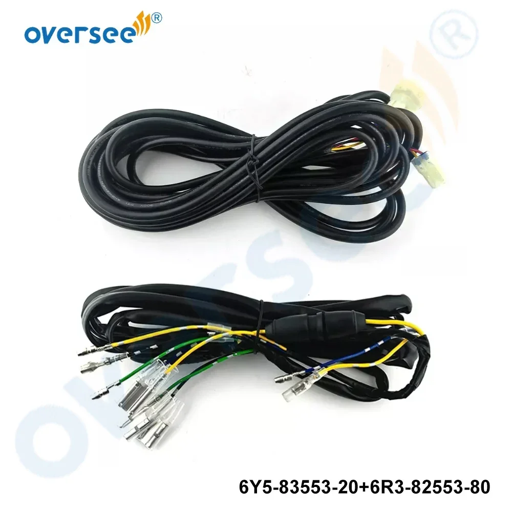 Oversee 6Y5-83553-20 SINGLE FUSE GAUGE WIRE HARNESS RIGGING WIRE and 6R3-82553-80 OIL/TRIM EXTENSION WIRE for YAMAHA MARINE