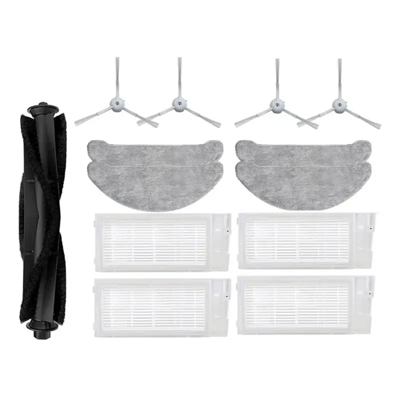 

Аксессуары ABLK для робота-пылесоса XCLEA H30 Plus/H40 Plus: основная и боковые щетки, HEPA-фильтр, салфетка для влажной уборки