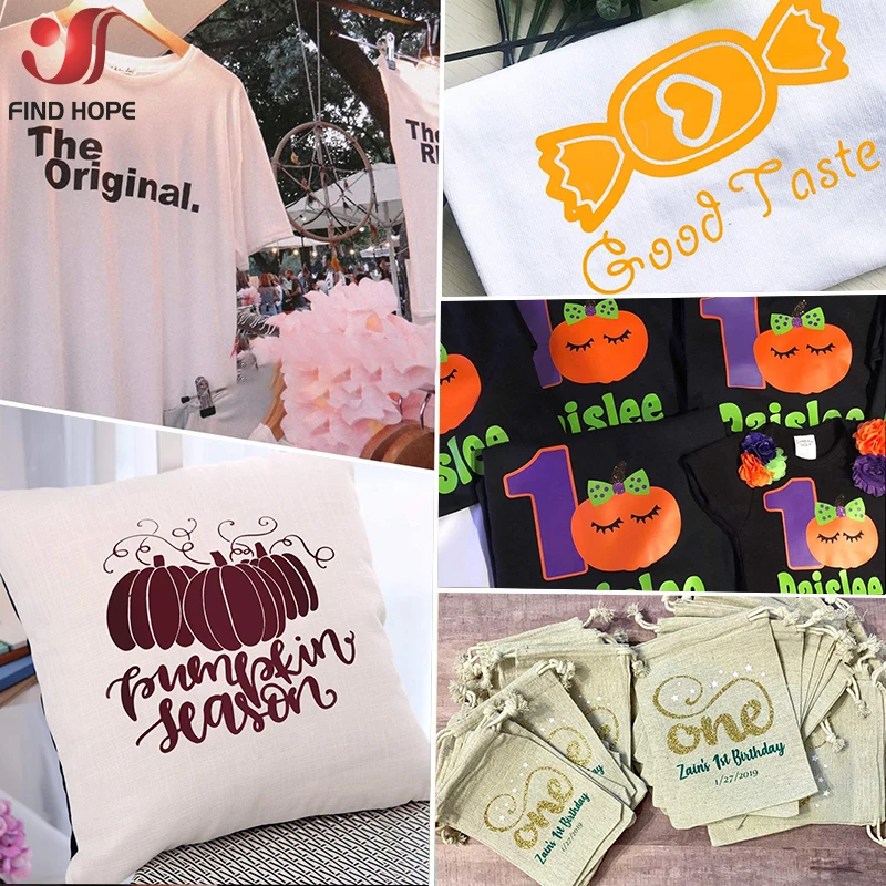 Multisize Wholesale PU Heat Transfer Vinyl Sheet Iron on T-Shirt Hot Press HTV Printed Fabric Tablecloth Decoration Customizable view 4