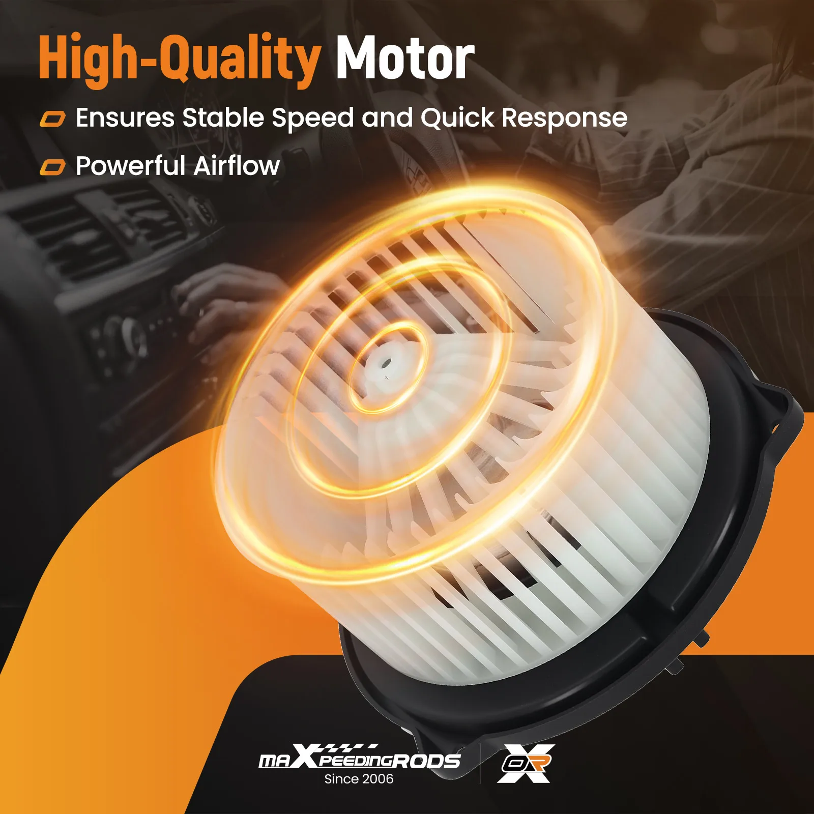 

Мотор вентилятора отопителя HVAC с защитной решеткой для Toyota Tundra Crew Cab Pickup 2004-2006