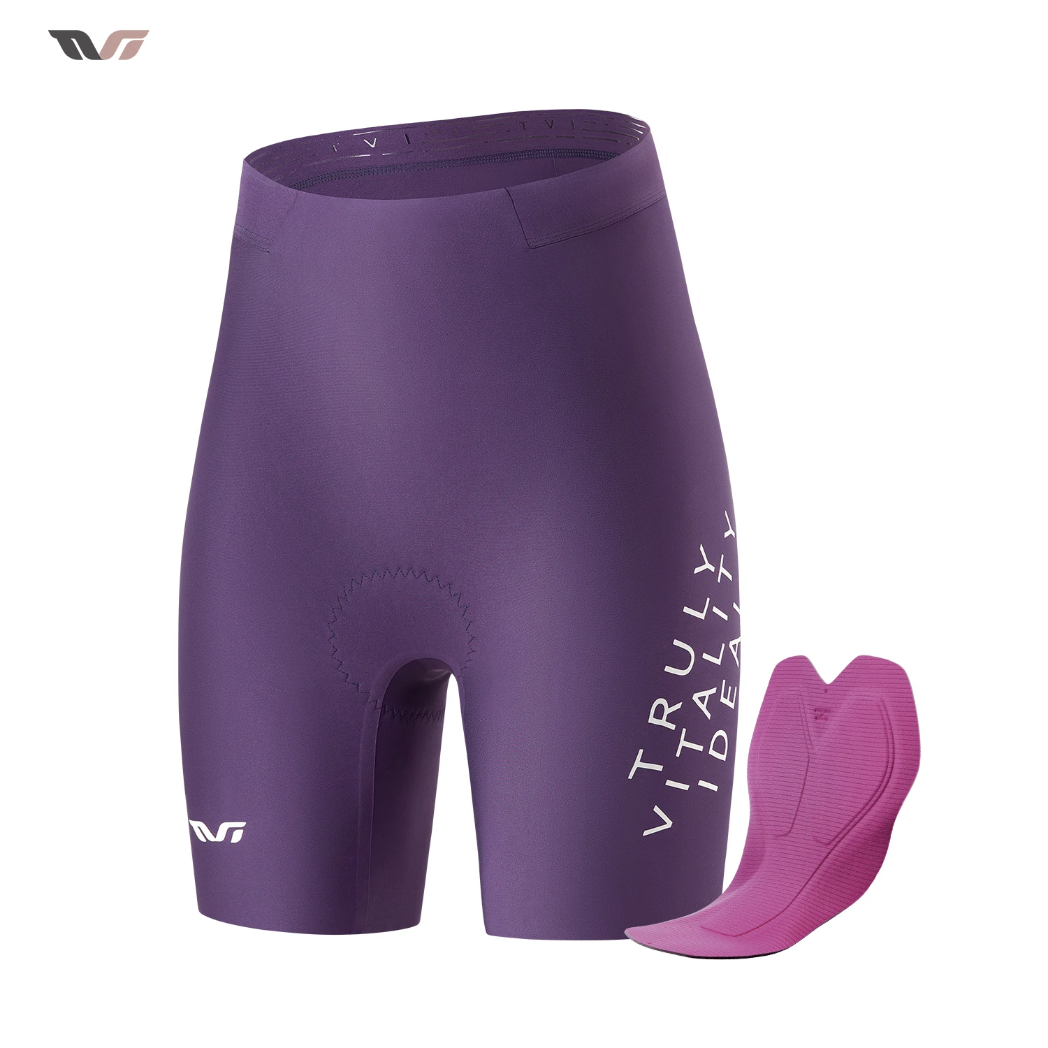 

ROCKBROS TVI Women's Cycling Shorts Padded Shock-absorbing Bike Short Sports Fitness Breathable Seamless Quick Dry Shorts Riding