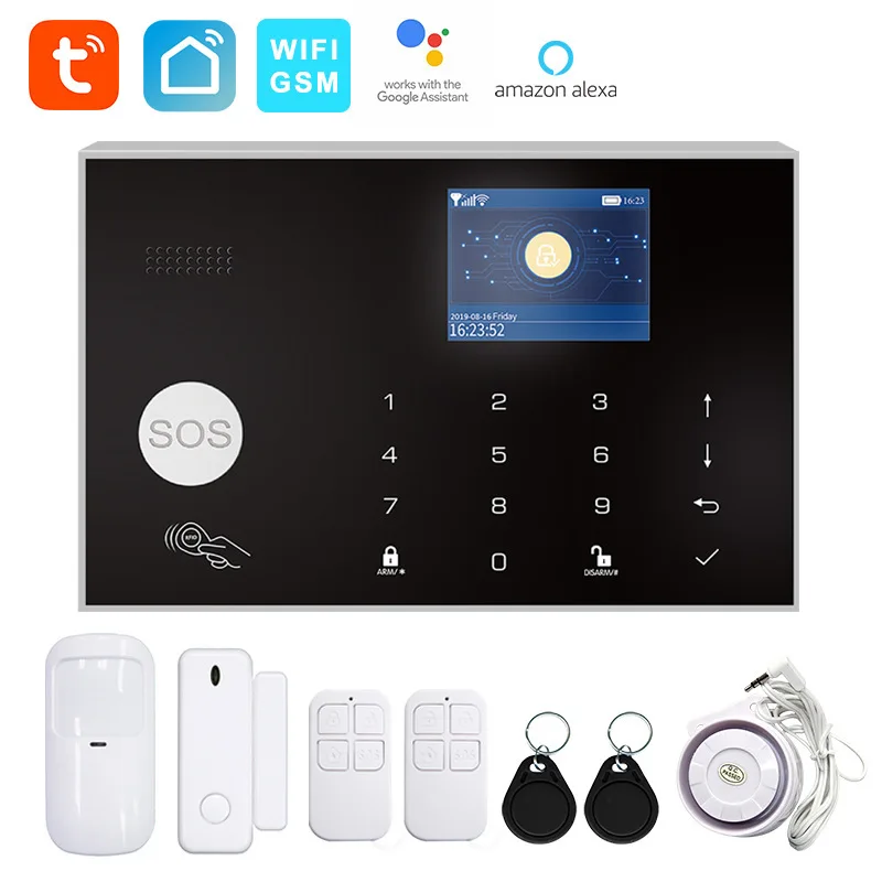 Smart WIFI GSM Alarm System,Wireless Home Security System