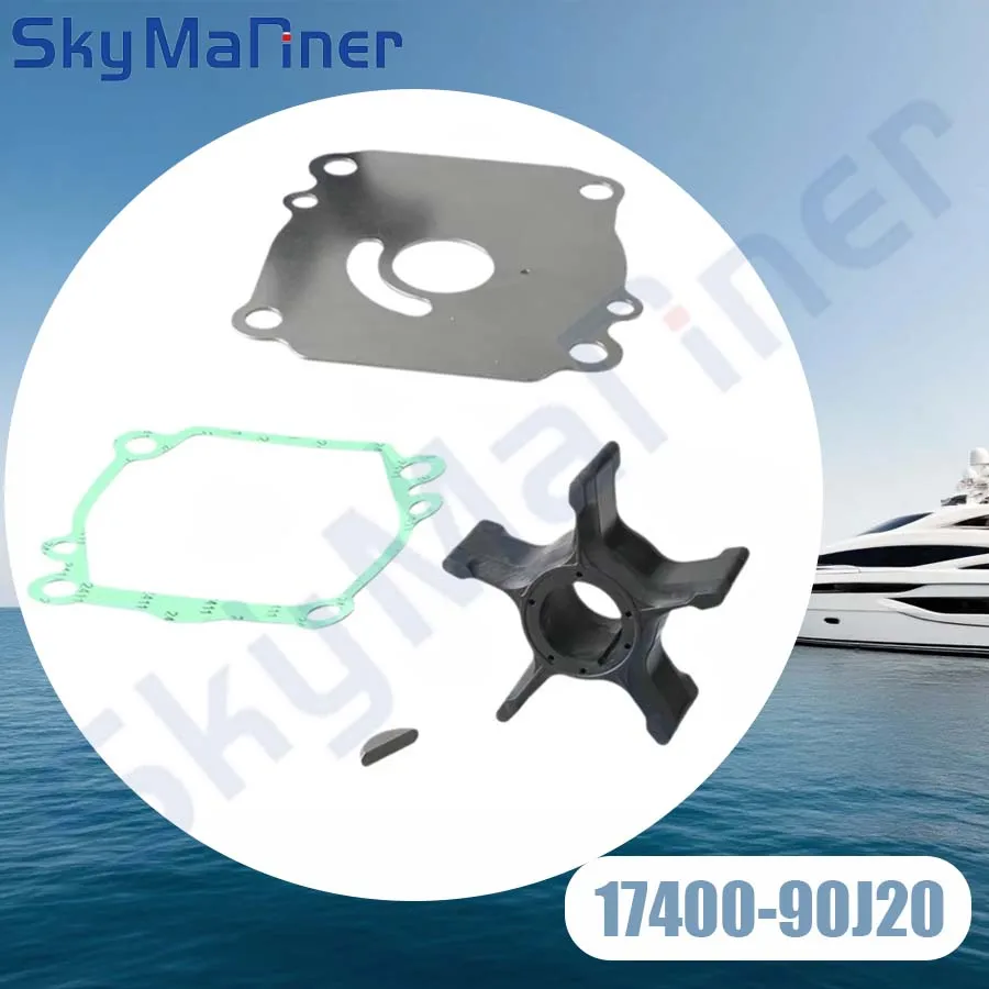 

Water Pump Impeller Kit 17400-90J00 17400-90J20 for Suzuki Outboard DF 90 115 140 Motor 17400-90J01 17400-90J10 17400-90J11
