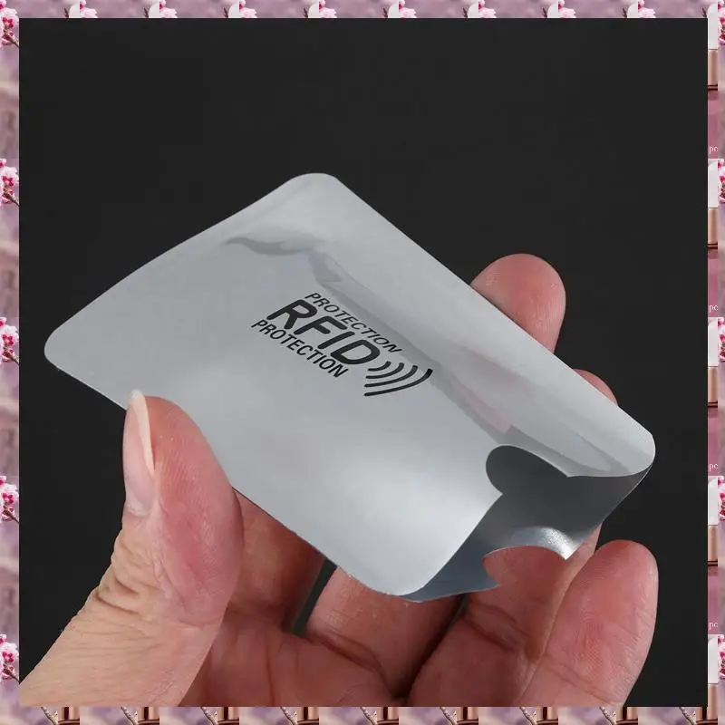 2025 30 шт., алюминиевая фольга, защита от размагничивания, RFID-экранирующая сумка, NFC, противоугонная щетка для кредитных карт, защита для удостоверения личности, 30 шт.