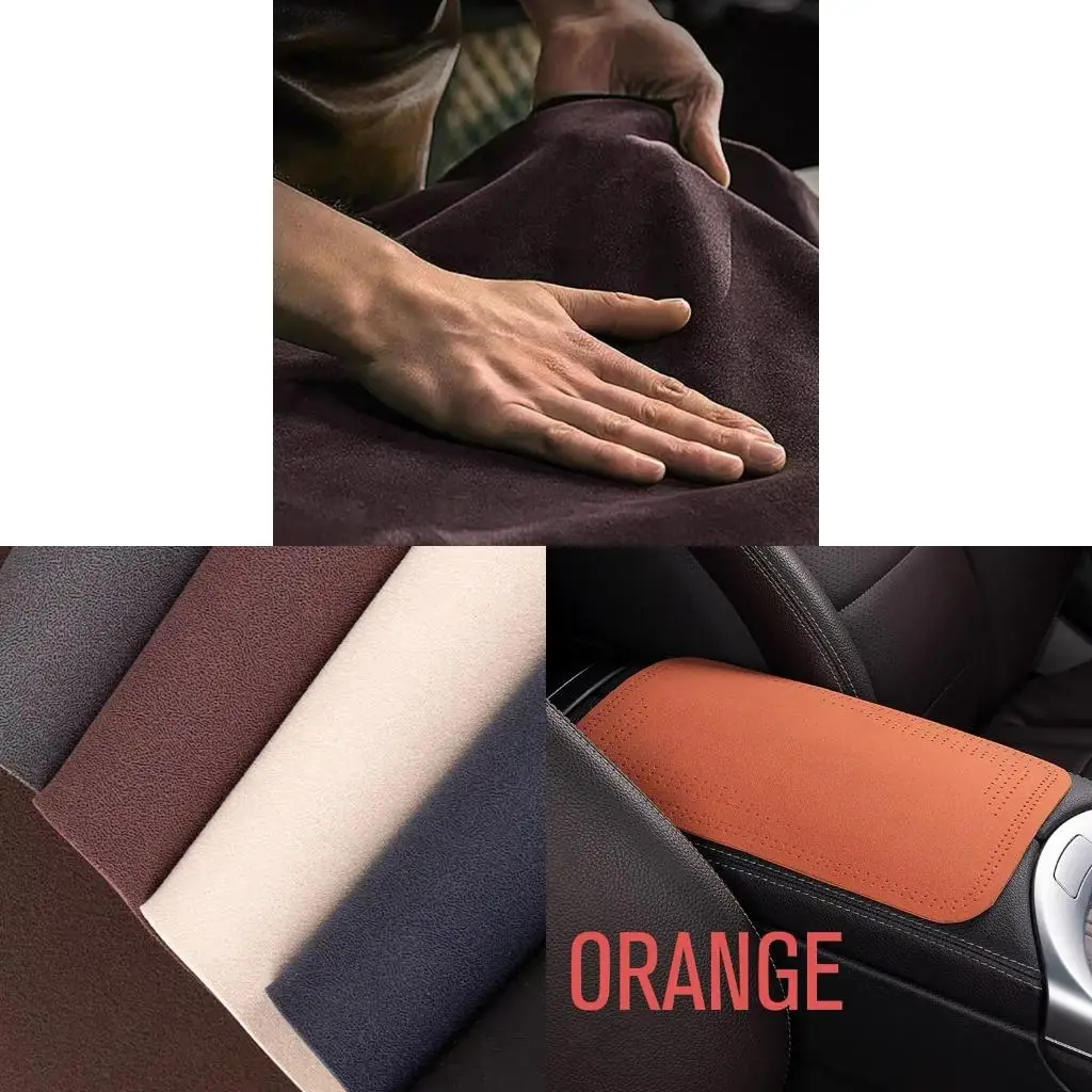 Centre Console Pad Armrest Box Mat Embossing Armrest Cover Center Console Mat