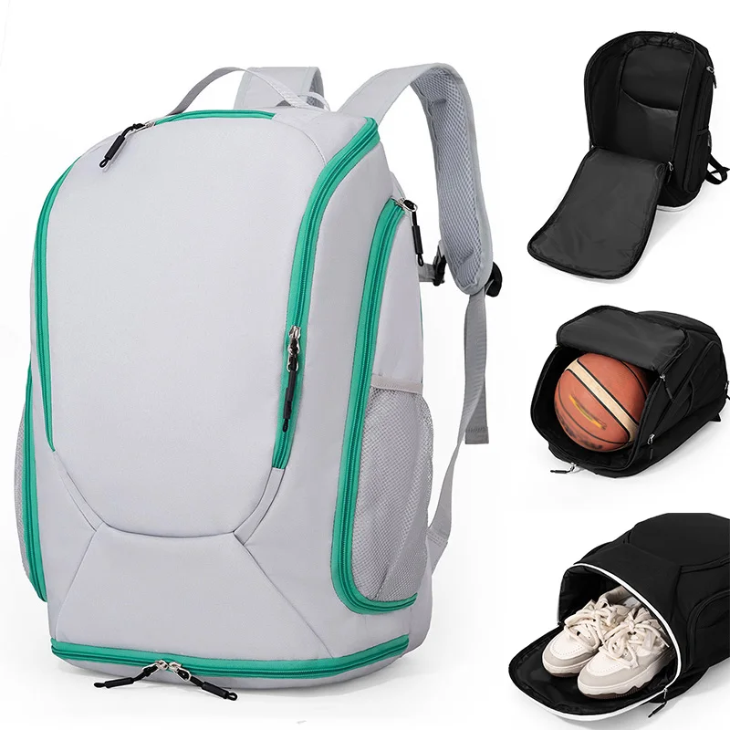 Badminton Tennis Rackets Backpack Outdoor Sports Basketball Training Camping Rucksack Shoes Pack Dry Wet Hiking Travel Knapsack