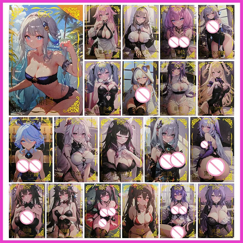 

Аниме «История богини», игрушки для мальчиков Yae Miko Bronya Miku Furina Hu Tao Sparkle Theresa, редкие TR-коллекционные карты, подарок на день рождения