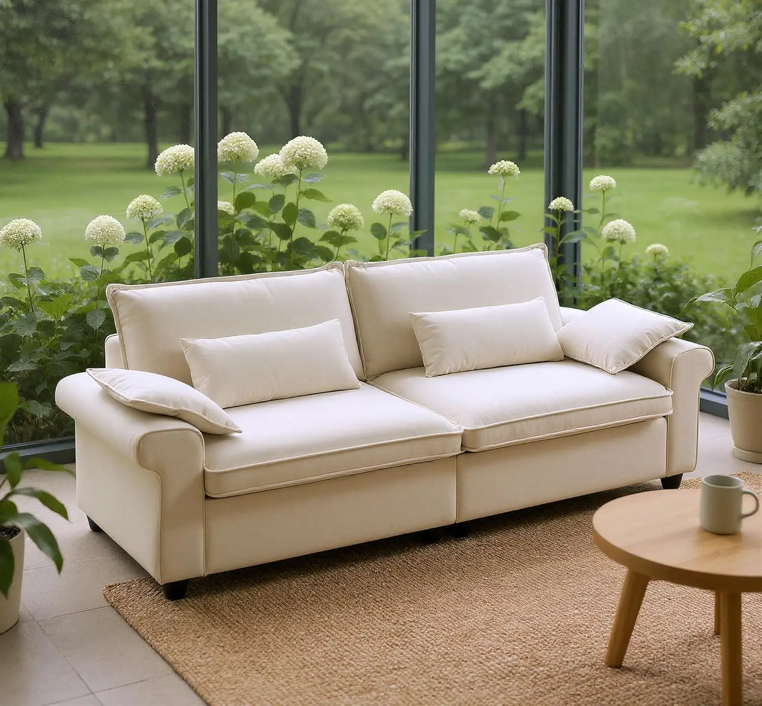 94" Modern Couch Fo…