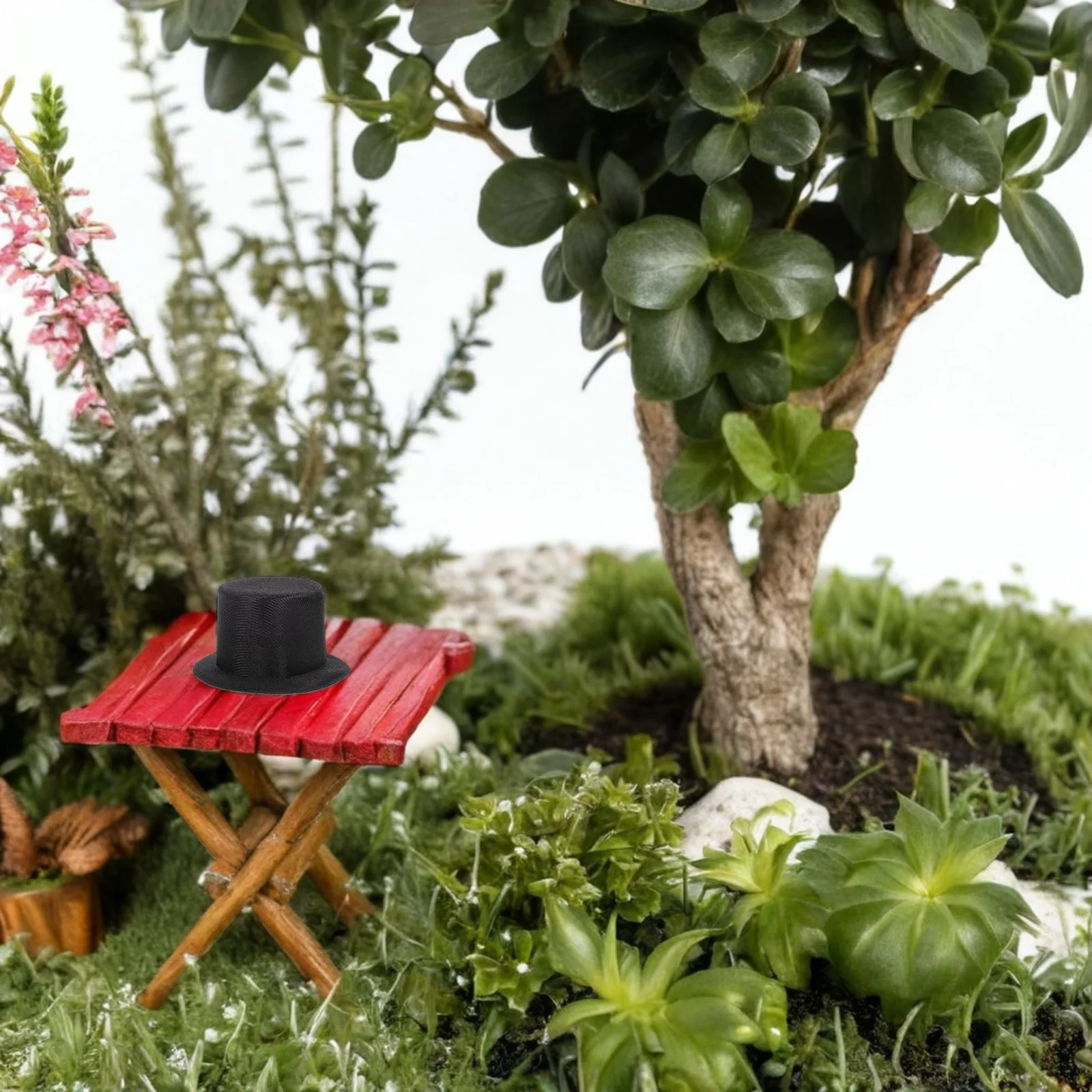 

6Pcs Miniature Top Hats Eva Cloth Elegant DIY Crafts Snowman Accessories Holiday Decor Gift Tiny Top Hat Mini Hats