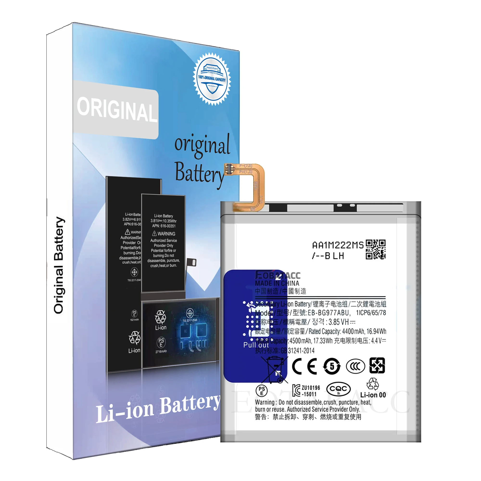 EB-BG977ABU 4500mAh akumulator do smartfona do Samsung GALAXY S10 5G wersja S10 X S10X baterie do telefonów komórkowych