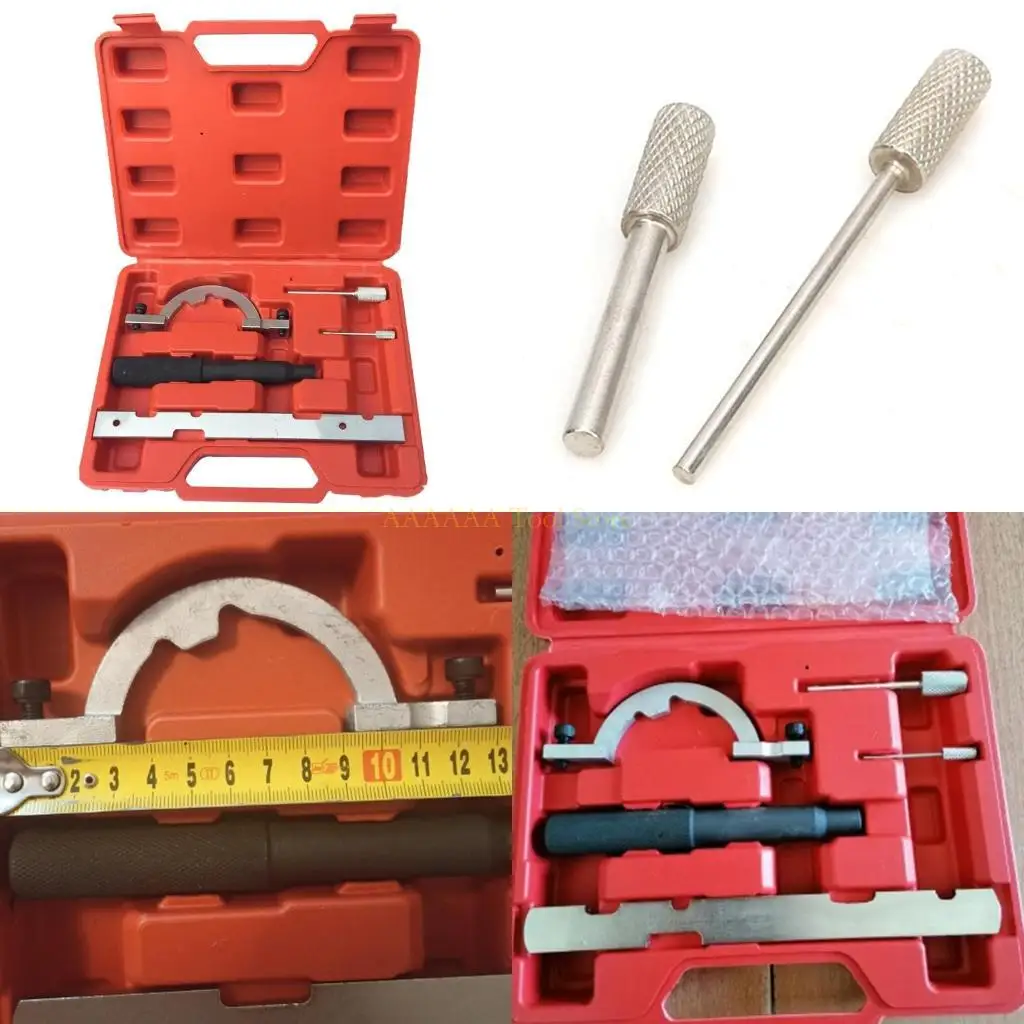 

A2BE 4-piece Set of Engine Camshaft Timing Tool Set Petrol Engine Camshaft Belt Drive Locking Timing Tool Set