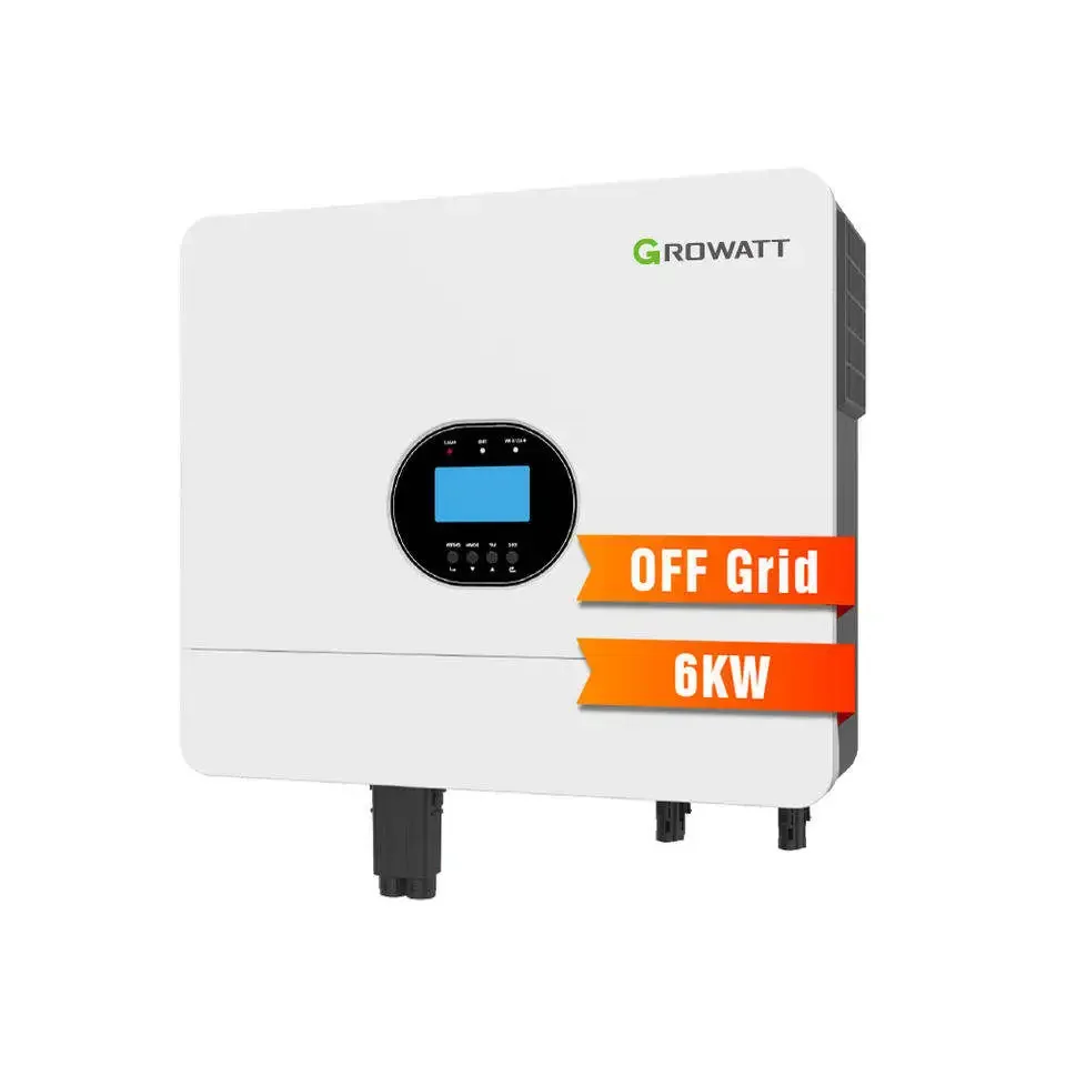 Growatt All In One Инвертор 6000W Off Grid Inverter Fotovoltaico Home Energia Solar System Work Without Battery