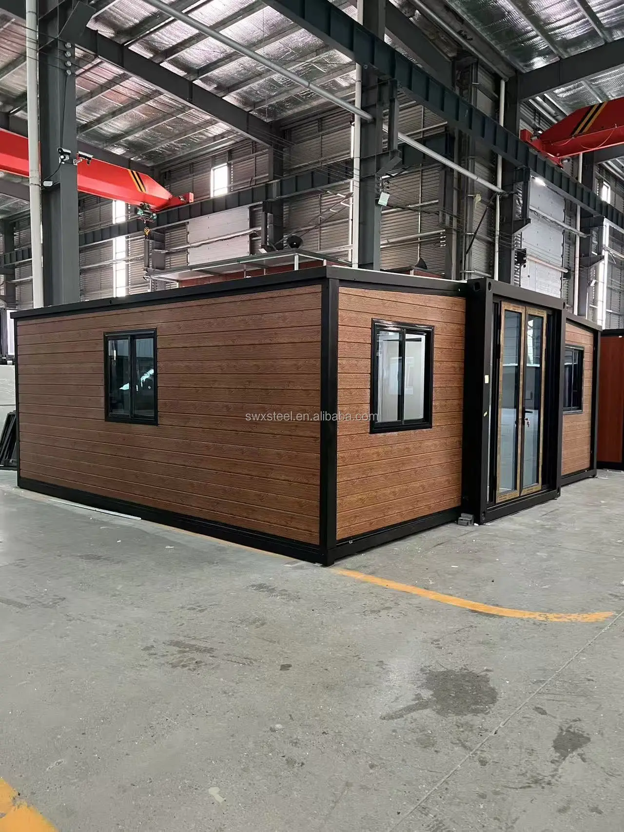 20ft 40ft Expandable Double Wing Breathable Australian Standard Modern Rectangle Steel Container House Modular Prefabricated