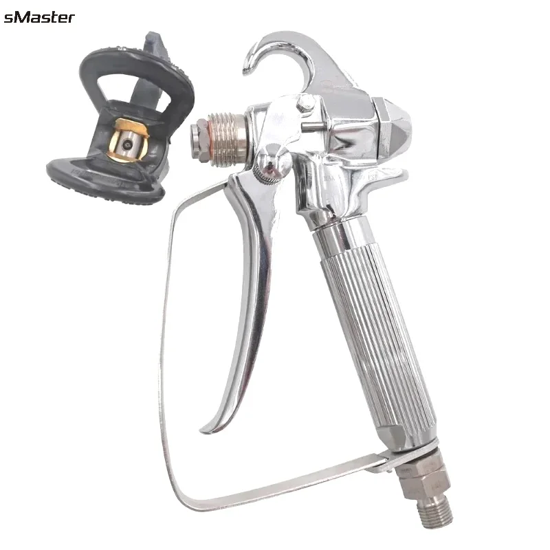 

Paint Latex Airless Spray Gun New 1/4" 3600PSI 248bar 517 Nozzle Tips Suitable For Electric Painting Spraying