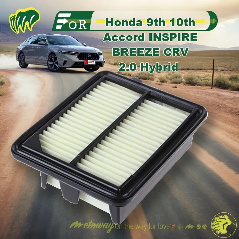 For Honda 9th 10th Accord INSPIRE BREEZE CRV 2.0 Hybrid Car Air Filter Auto Climate Control Replace Accessories Replace Filter