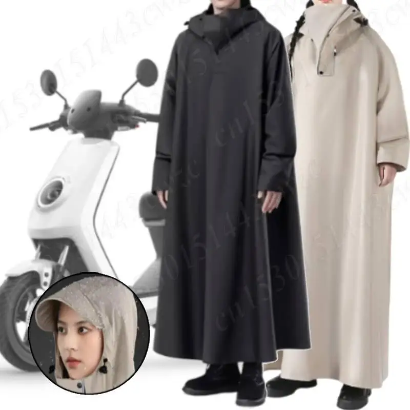 

Waterproof Rain Gear Long Thickened Rain Poncho Rainstorm Full-body Rainproof Outdoor Raincoat For Men Women Motor Bike Riding