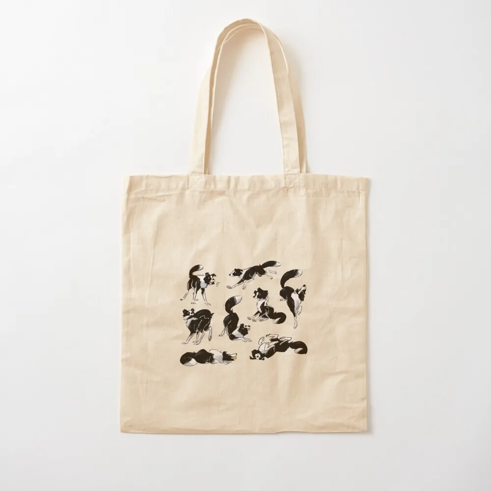 Border collie Tote Bag Large bags for women shopping bag Lady bag Cloth bags
